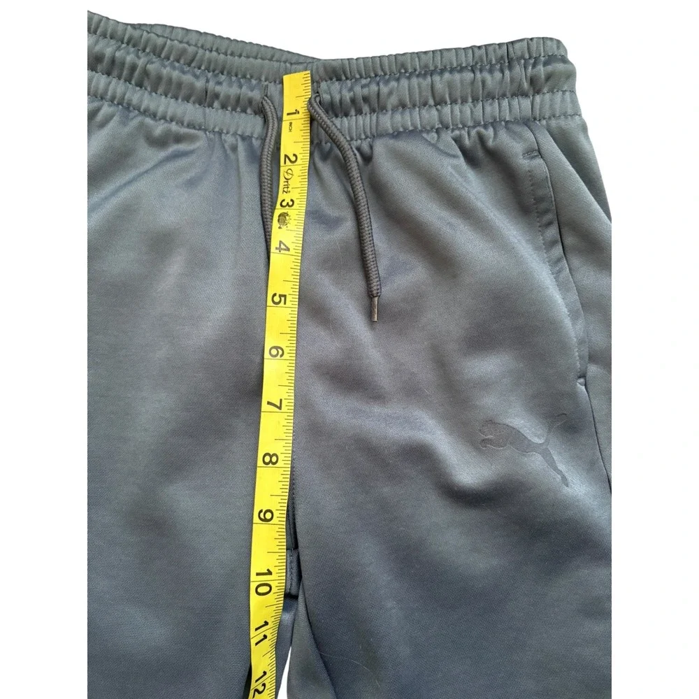 Puma Boys Jogger Sweatpants Youth S 8 Blue Slate Athletic Track Pants Logo As is